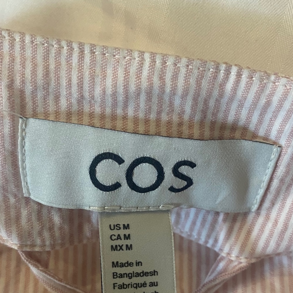 COS Striped Robe - Pink & White - Picture 5 of 7